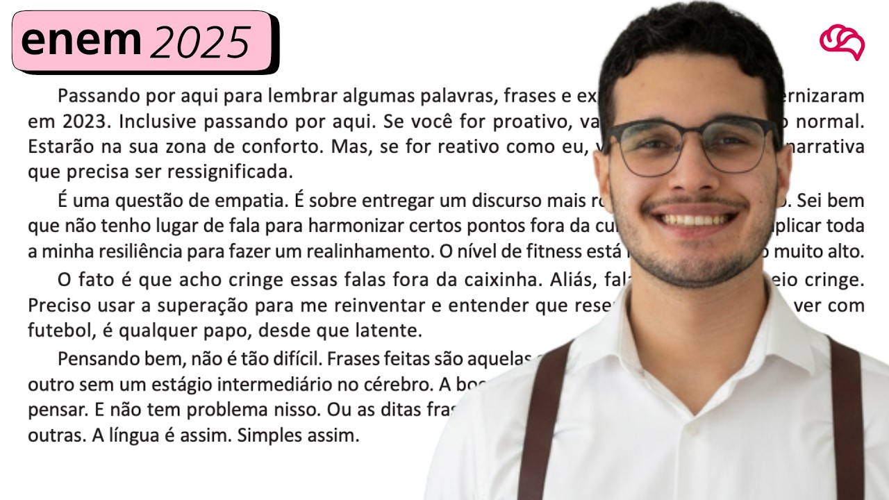 Resolução em Vídeo — Questão 25 ENEM 2025