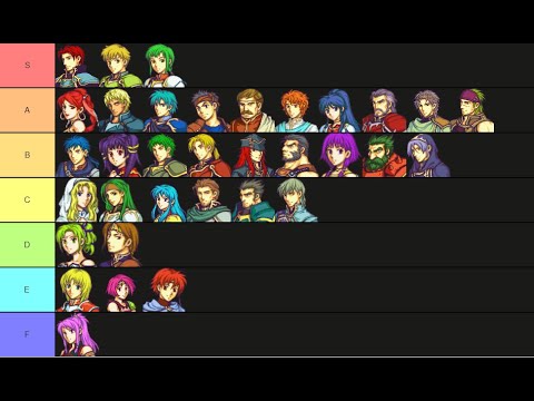Let's Make a Fire Emblem 8 Sacred Stones Tier List! (In 15 minutes)