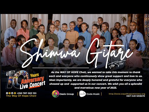 Shimwa Gitare Official Video by The Way Of Hope Choir 4K