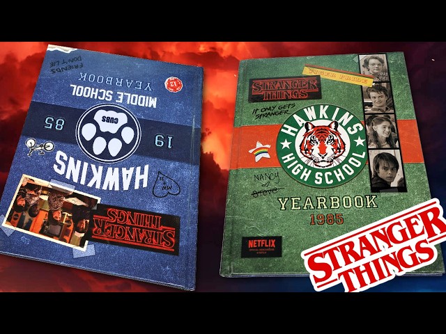 Vídeo relacionado con Hawkins Middle School Yearbook/Hawkins High School Yearbook (Stranger Things)