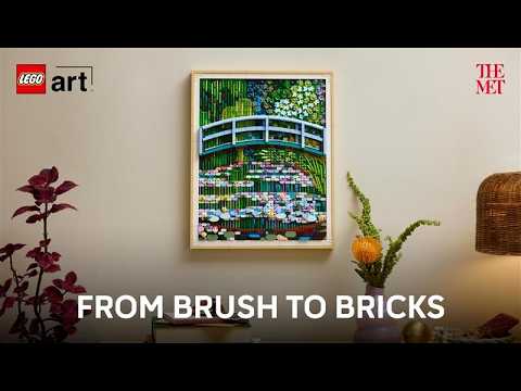 Build a lasting impression | Claude Monet–Bridge over a Pond of Water Lilies | The LEGO Art Podcast