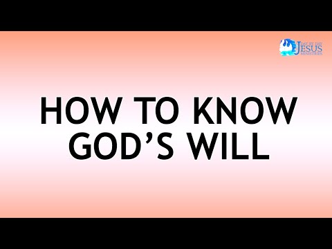 2022-04-08 How To Know God's Will - Ed Lapiz