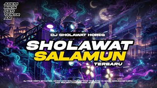 Download lagu DJ SHOLAWAT SALAMUN X MELODY WHITE HIJAB NEWEST BASS HOREG HAJATAN 2026 mp3