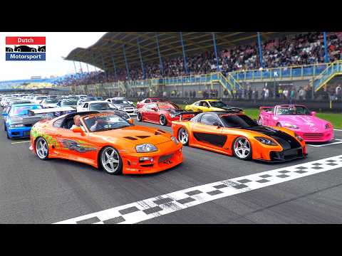 Dutch JDM Car Scene - Flames & Accelerations!