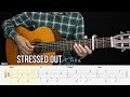 Stressed Out - Tiko - Fingerstyle Guitar Tutorial + TAB & Lyrics
