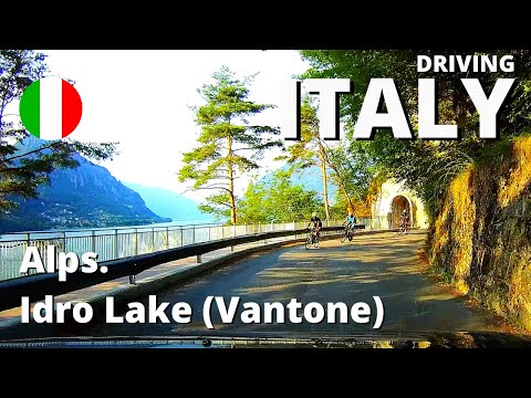 Alpine Scenic Drive in Italy Idro Lake (Vantone)