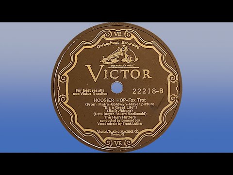 "Hoosier Hop" by The High Hatters 1929