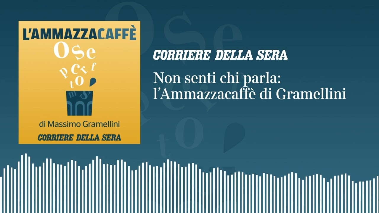 Non senti chi parla: l’«Ammazzacaffè» di Massimo Gramellini