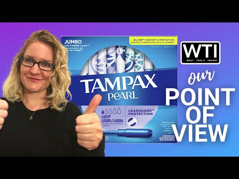 Tampax Pearl Tampons - WTI product video review