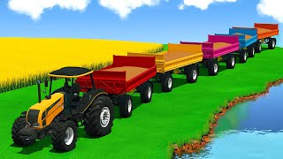 Sorghum Harvest with Mercedes Benz Tractors 🚜🌾 Valtra Trailers and Telehandlers FS25