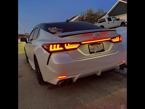 Toyota Camry 2018 Weapon-r Headers before and after clips