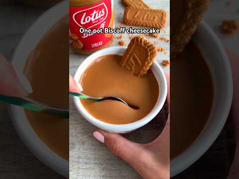 The easiest Biscoff cheesecake ever! #easyrecipe #lotusbiscoff #recipe