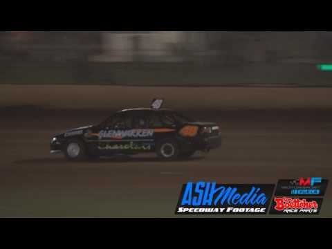 Modified Sedans: Kings Royal V - C-Main, Dash and Shuffle Highlights Jan 2017 - Kingaroy Speedway