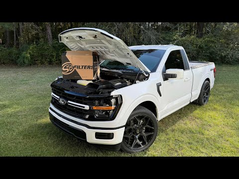 S&B COLD AIR INTAKE INSTALL WITH RESULTS! | 24 F150 5.0 |