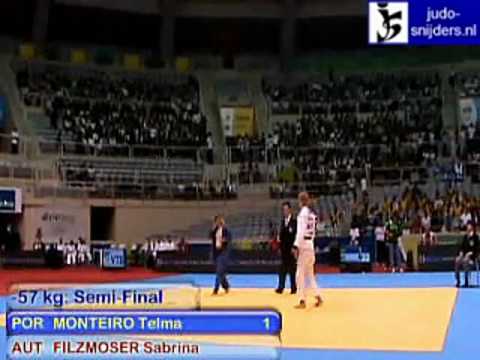 Judo 2009 Rio de Janeiro: Monteiro (POR) - Filzmoser (AUT) [-57kg].