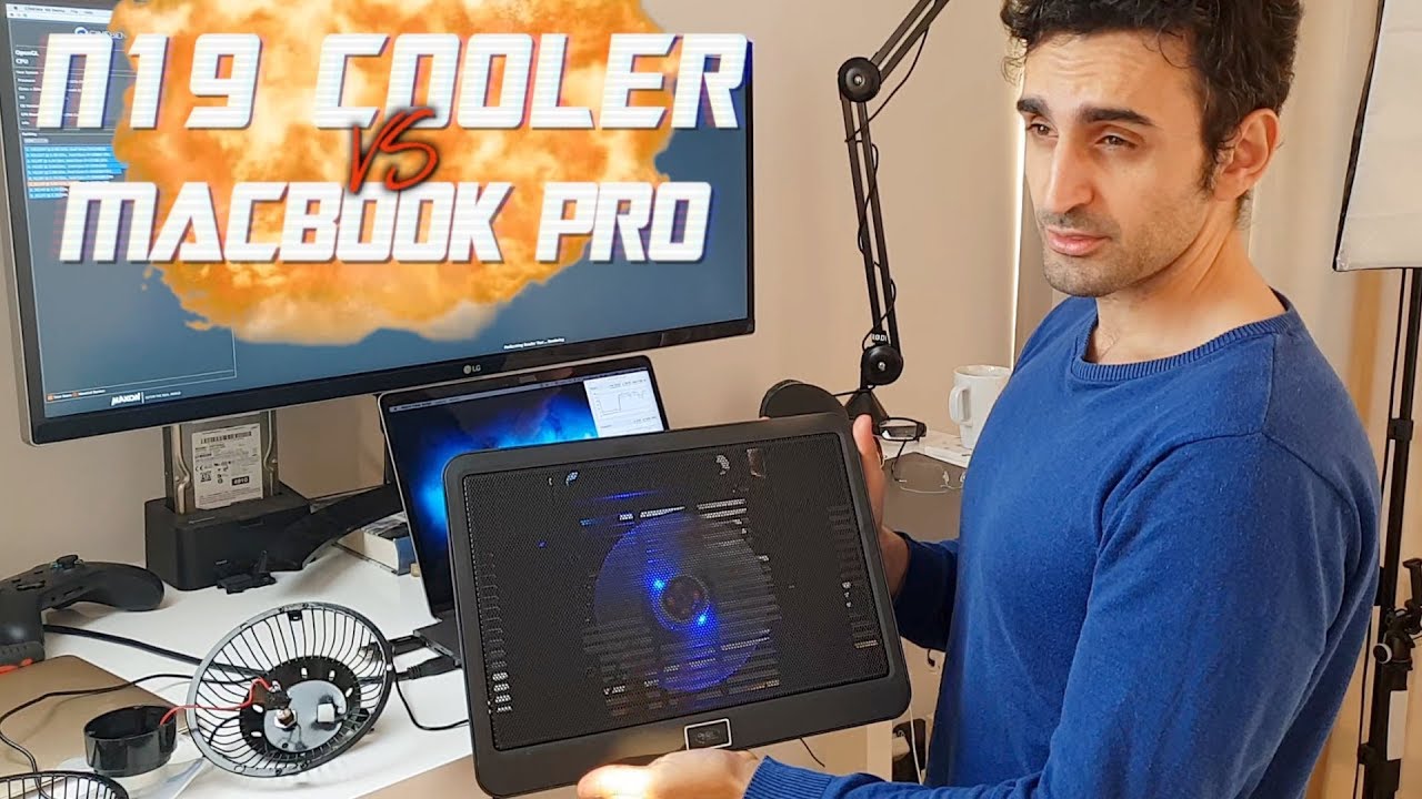 MacBook Pro vs N19 Cooling Pad 😎 | Fan Noise Performance Test