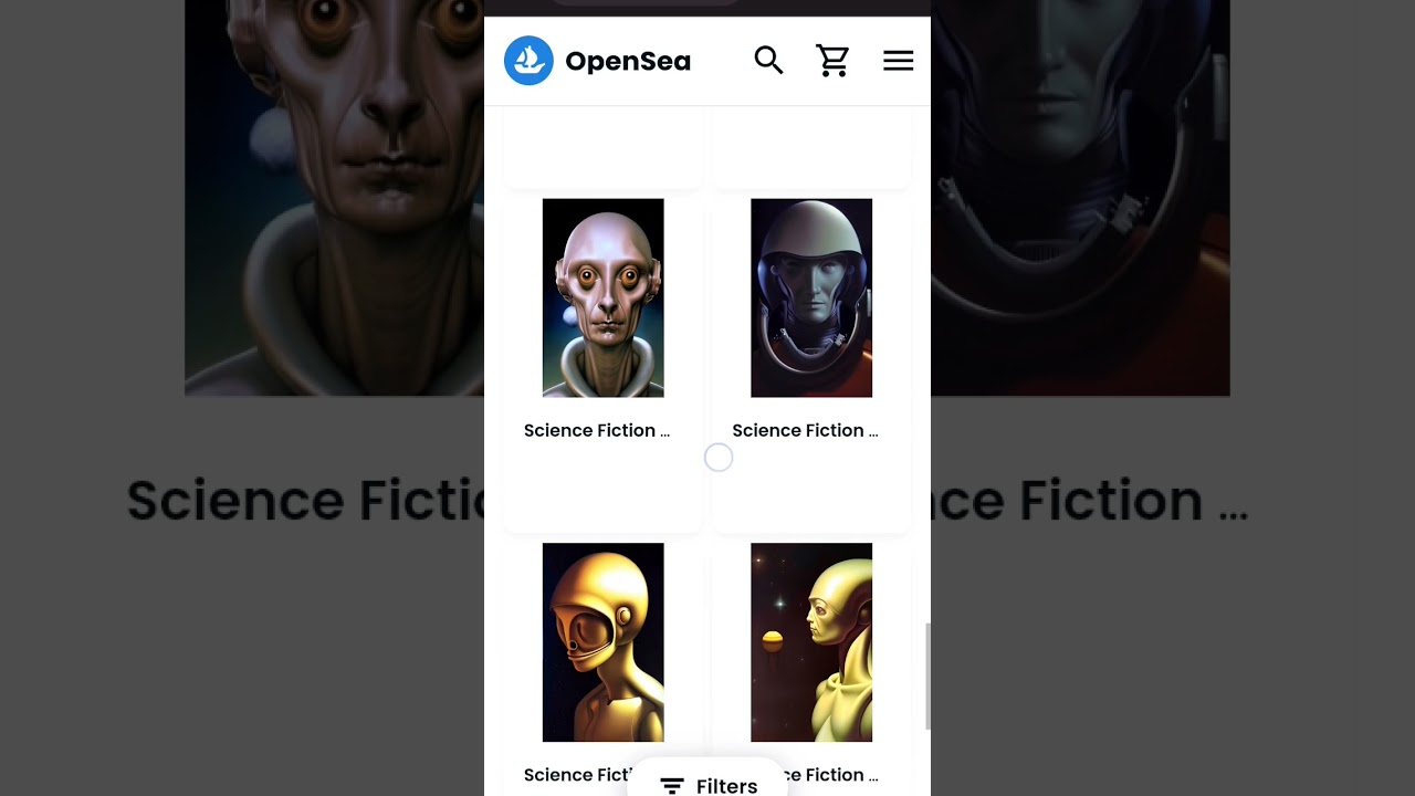 Science Fiction Alien #NFT Project By HighOnEther.Eth Up on Opensea. (Link In comments) #Scifi #Art