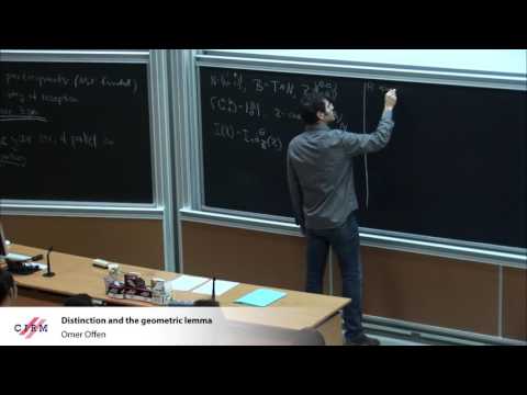 Omer Offen : Distinction and the geometric lemma