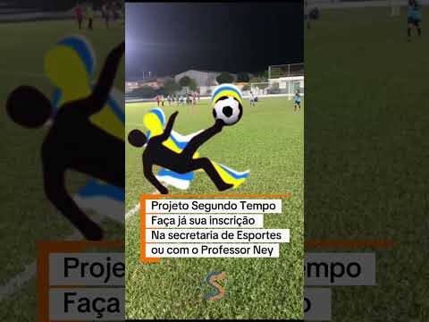 PROJETO SEGUNDO TEMPO: FUTEBOL GRATUITO NO MACHADÃO EM SERRA DO SALITRE