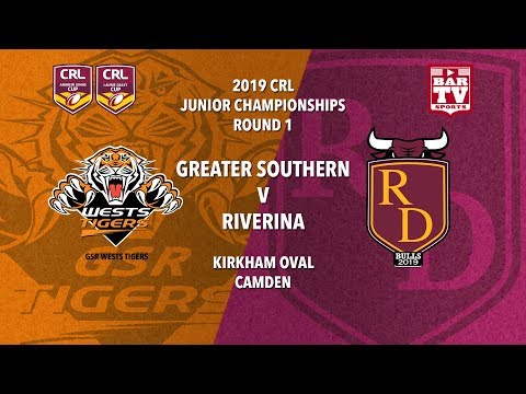 2019 Country Rugby League Rep - Johns and Daley Cup - Round 1- GSR Tigers v Bulls
