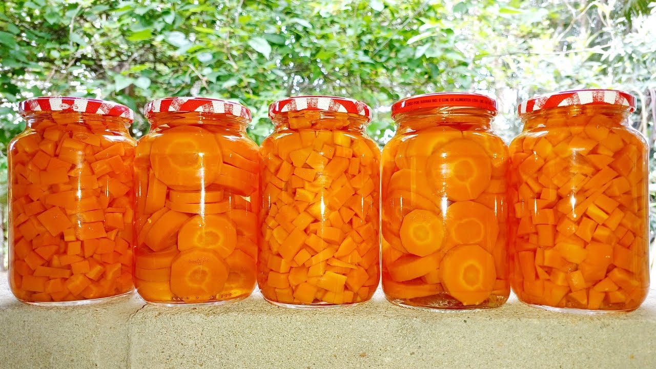 CONSERVA DE CENOURA QUE DURA ANOS, VÍDEO  COMPLETO COM VÁRIAS  DICAS PRA VOCÊ FAZER E VENDER EM CASA