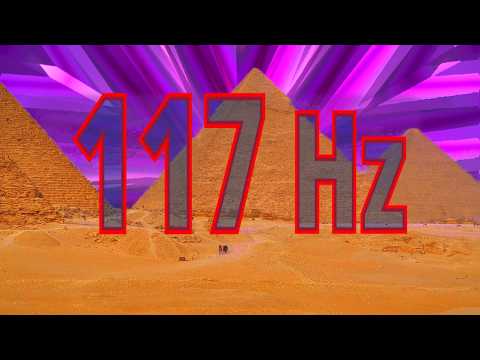 117 Hz Sinusfrequenz der Pyramiden