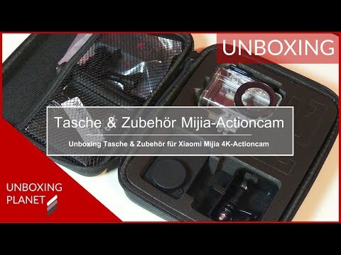 Tasche & Zubehör für Xiaomi Mijia 4K-Actioncam - Unboxing Planet
