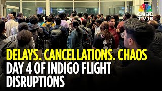 Frustrated Passengers Crowd Delhi Airport As IndiGo Flight Disruptions Enter Day 4 | N18V