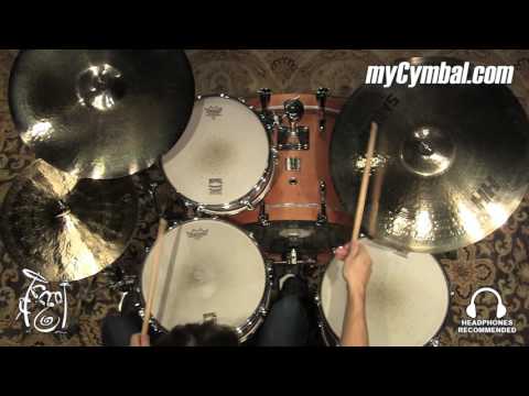 Sabian 21" HH Hand Hammered Raw Bell Dry Ride Cymbal - Brilliant image 6