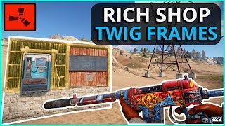 RICH SHOP Owner Forgot To UPGRADE His FRAMES!! Rust Solo Survival Gameplay