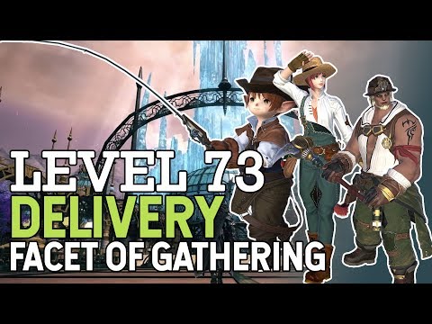 Final Fantasy XIV Shadowbringers Facet of Gathering Level 73 Delivery