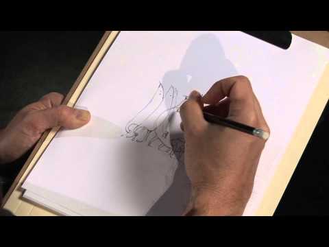 Shaun Tan draws The Lost Thing