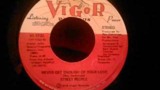 Street People - Never Get Enough Of Your Love