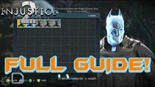 INJUSTICE 2 HOW TO TRANSFORM YOUR GEAR FULL GUIDE!