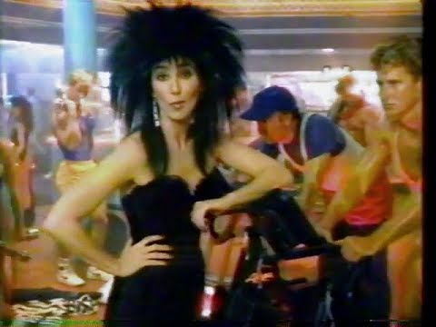 1986 - President's Health Club - Get Tough (with Cher) Commercial
