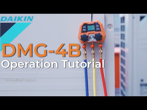 The Operation Tutorial of Elitech Digital Manifold Gauge DMG-4B