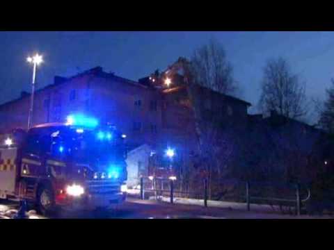 Vindsbrand i Perstorp misstänks vara anlagd