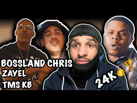 I WOULD NEVER FIGHT BOSSLAND CHRIS////Bossland Chris ft. Zayel & TMS KB - 24K (REACTION)