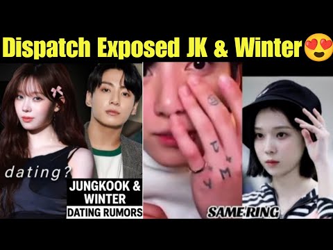 Dispatch Finally Revealed JK Winter Relationship 😍 Jungkook Dating Winter Confirm #bts #jk #winter