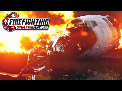 Plane Crash in Firefighting Simulator!