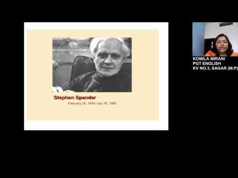 Class XII English Poem 2  An Elementary School Classroom In A Slum.