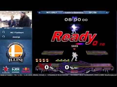 House of Paign 8 - Top 8, LQ: WIT | ORLY (Falcon) vs. OP | RiK (Falco)