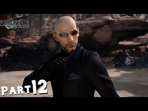 FINAL FANTASY 7 REMAKE Walkthrough Gameplay Part 12 - RUDE BOSS  (FF7 REMAKE)