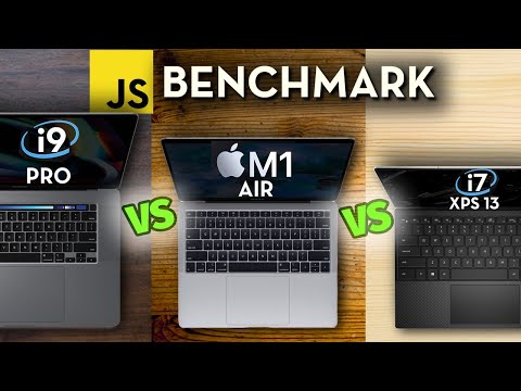 M1 MacBook vs Intel i9 and i7 Running JavaScript CPU MAXING Benchmark Test