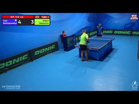 11:30 Yurii Shchepanskyi  3-0 Valerii Tatarynov West 1 WIN CUP 12.11.2022 | TABLE TENNIS WINCUP