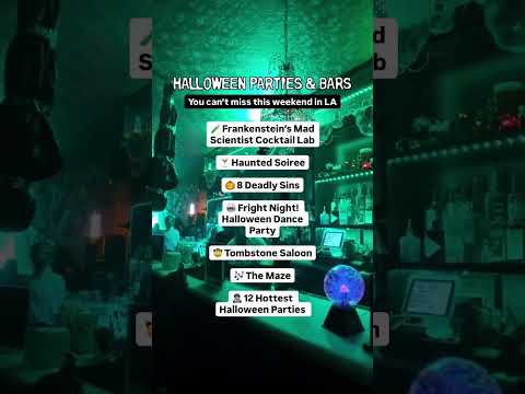 Last chance for Halloween parties! 🎃 Link in bio @losangelesbucketlist. #LA