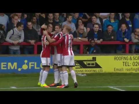 AFC Wimbledon 2-3 Blades - match action