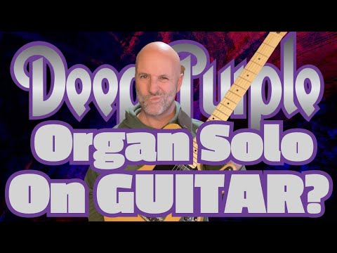 How to Play an Organ Solo on Guitar | Black Night | Deep Purple