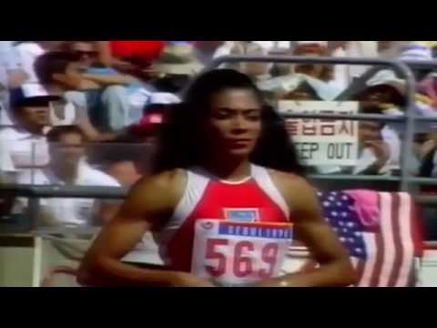 Unreal and Beautiful Flo Jo (Florence Griffith Joyner Career Highlights) part 1