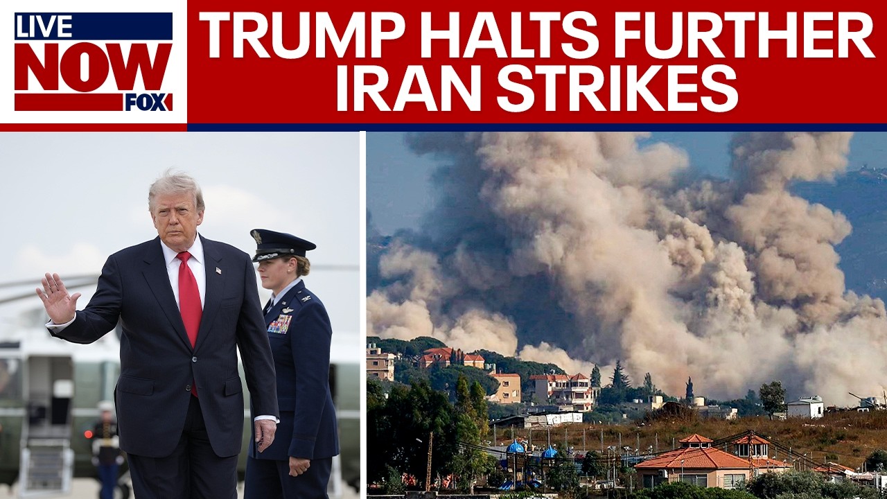 BREAKING: Trump says U.S. will hold off on further Iran strikes